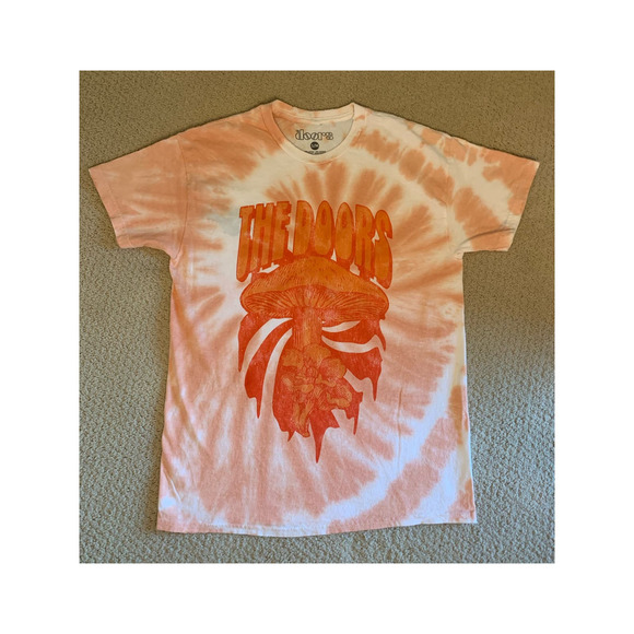 NWT Fashion Nova The Doors Mushroom Tie Dye Tee - Picture 1 of 4